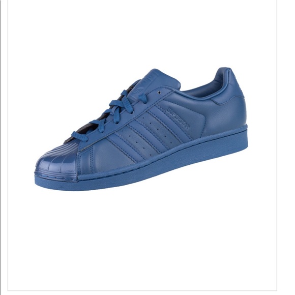 adidas superstar all blue